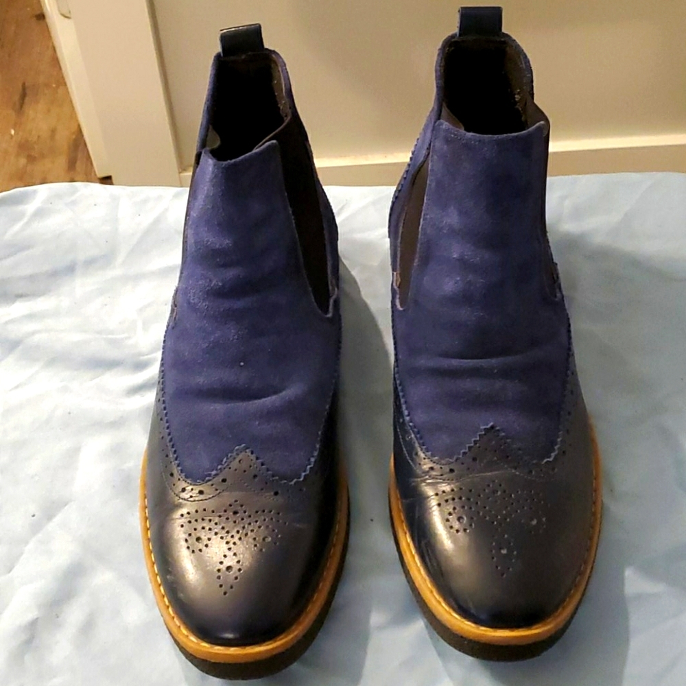 Blue boots